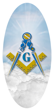 Masonic Lodge Clouds Blue